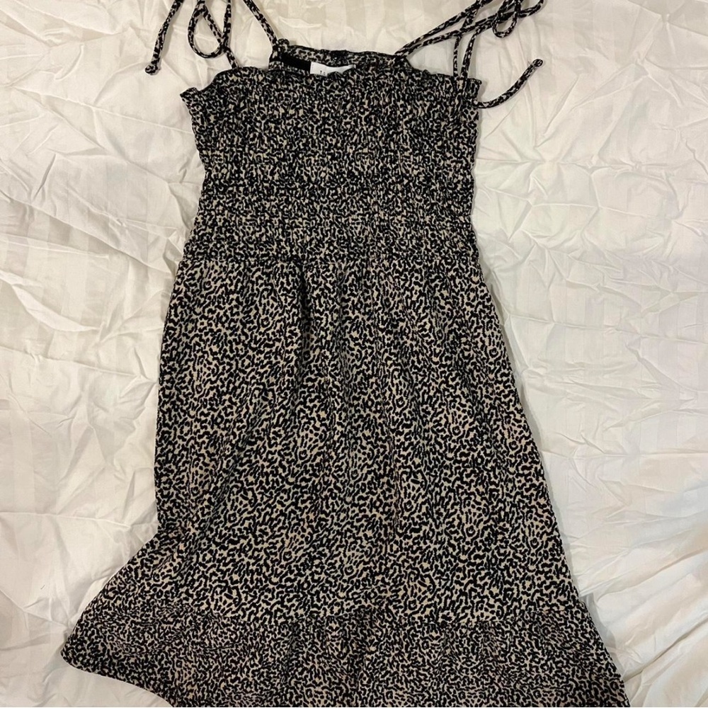 Top shop cheetah print dress